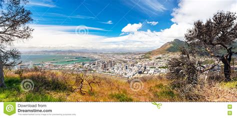 Panoramic View Of The Cape Town Stock Photo Image Of City Outside
