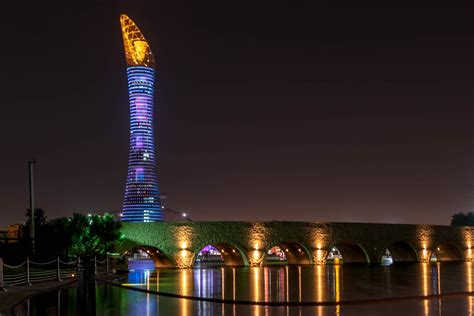 The Torch Aspire Park Doha Qatar I Set Up My Tripod For Flickr