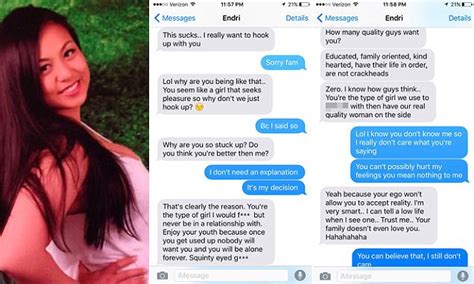 Arielle Musa Shares Text Rant She Received From Her Tinder Date For
