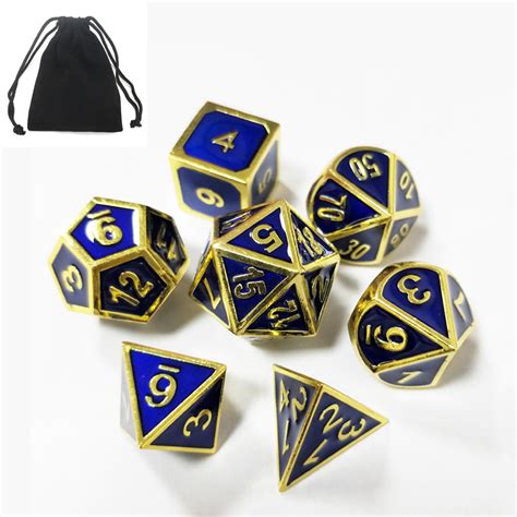 7pcs Acrylic Pink Polyhedral Dice Dnd Rpg Mtg Role Playing Game Bag