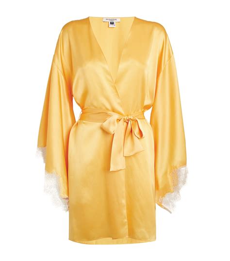 Gilda And Pearl Gold Silk Persephone Robe Harrods Uk