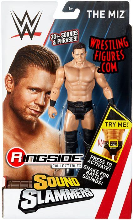 The Miz Wwe Sound Slammers Toy Wrestling Action Figure By Mattel