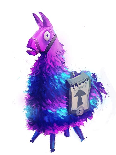 Use a series of straight lines to sketch the top of his head and snout. Cartoon Fortnite Llama Drawing / How to Draw Llama from Fortnite - Really Easy Drawing Tutorial ...