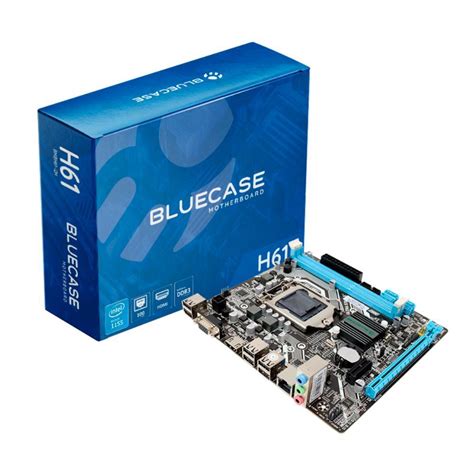 Placa Mãe Bluecase Bmbh61 I2hbx Lga 1155 Ddr3 Chipset Intel H61