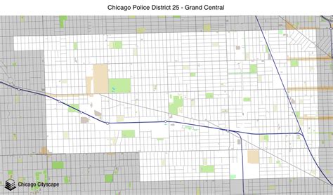 Chicago Cityscape Map Of Building Projects Properties And