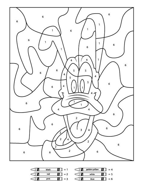 Free Disney Color By Number Printables For Kids Disney Coloring Pages