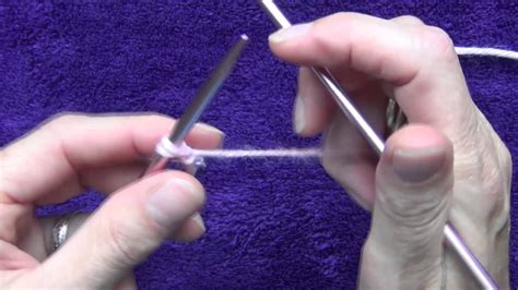 You need to get your yarn onto your needles and this process is called casting on. How to Knit - Casting on with 2 Needles | Knitting, Finger ...