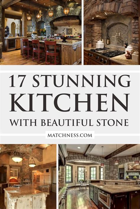 17 Stunning Kitchen With Beautiful Stone ~