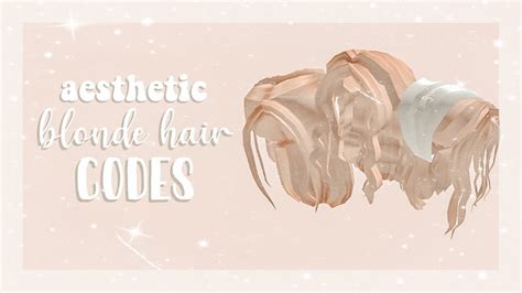 Roblox 50 id codes |cute hairs for girls подробнее. BLONDE hair codes ☆ ROBLOX - YouTube