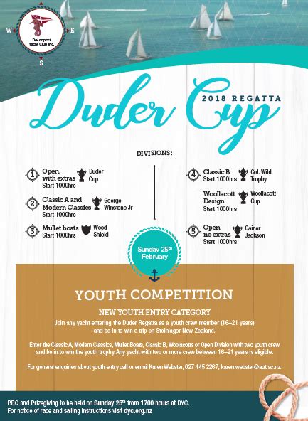 Duder Cup Regatta Youth Sailing Promo Racetalk Nz