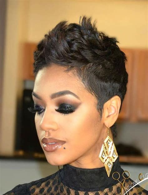 Messy Short Charming Pixie Cut Curly Hair 2017 Hairstyles