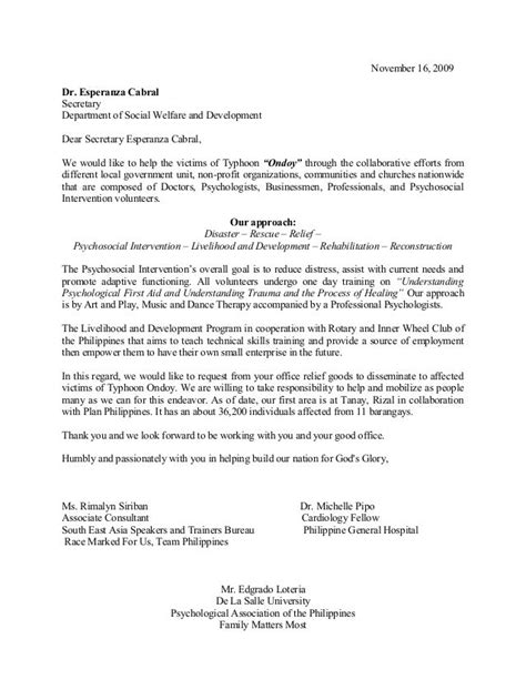 Application Letter In The Philippines Government Application Letter