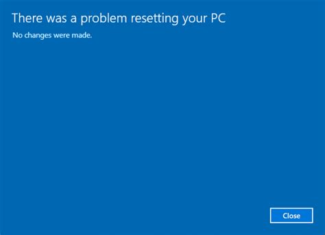 如何修復 Windows 10 中的“重置 Pc 時出現問題”錯誤