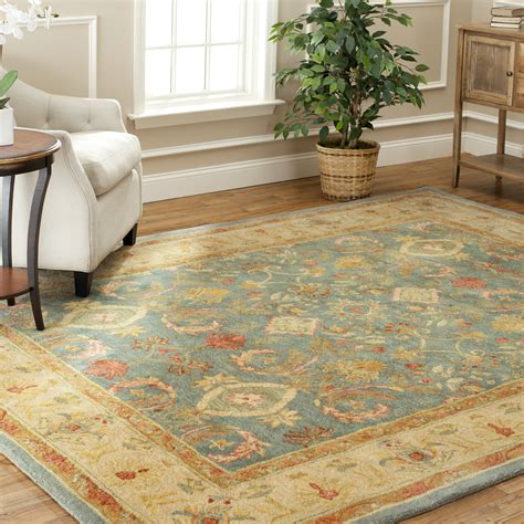 Safavieh Anatolia Light Blue And Ivory Area Rug And Reviews Wayfair