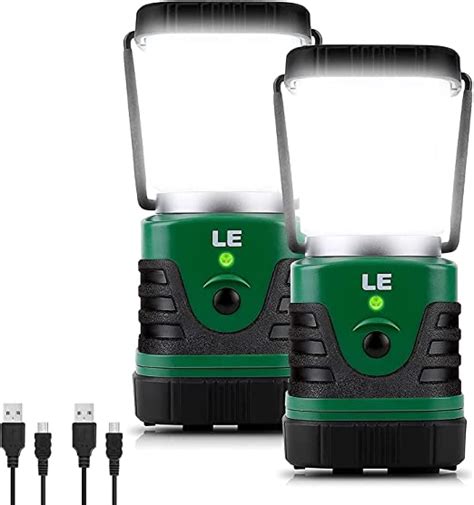 Le Rechargeable Camping Lantern 1000 Lumen Camping Lights 4 Modes