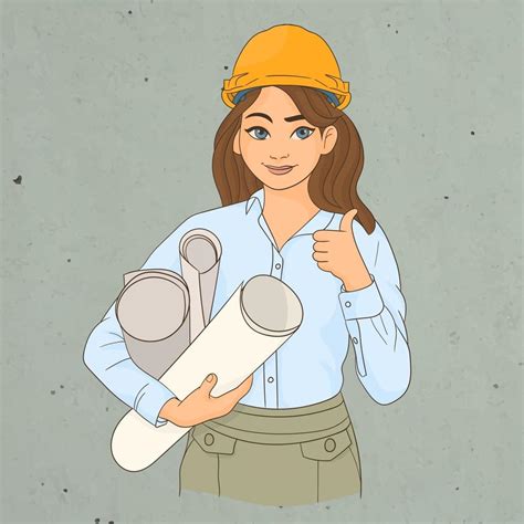 Woman Engineer Vector Art Icons And Graphics For Free Download