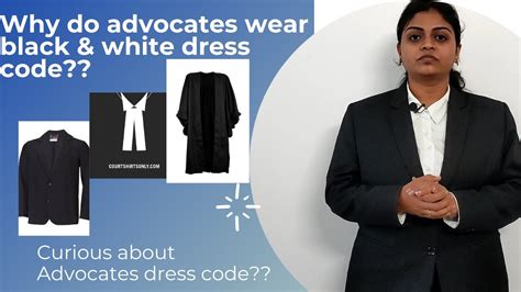 Why Do Lawyers Wear Black And White Dress Code Youtube