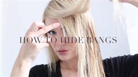 Tutorial How To Hide Your Bangs Hide Bangs Bangs Tutorial Hair Hacks