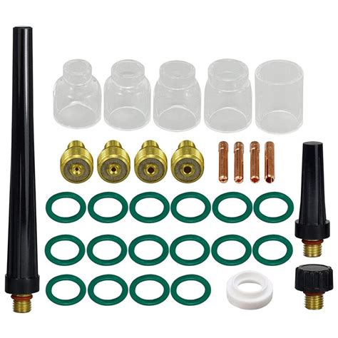 TIG Gas Lens Collet Body Cup Kit For DB SR WP 9 20 25 TIG Welding Torch