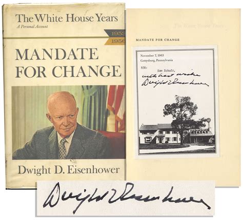 Lot Detail Dwight D Eisenhower Signed Memoir The White House Years
