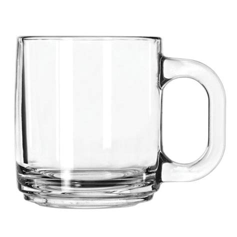 10 Oz Clear Glass Coffee Mug Restaurant Equipment Solutions