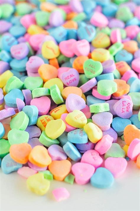 Conversation Hearts Wallpaper Download Food Wallpaper Heart Wallpaper