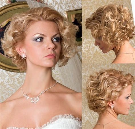 Short Wedding Hairstyles For Curly Hair Short Hair Updo Short Wedding Hair Bridesmaid Hair