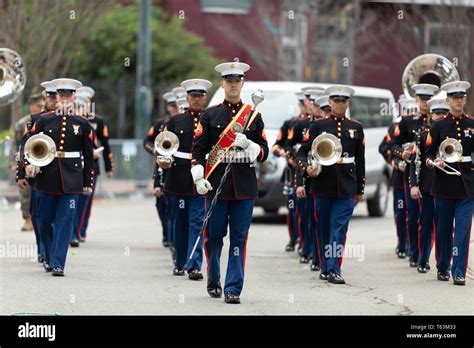 Us Marine Corps Marching Band New Orleans Hi Res Stock Photography And