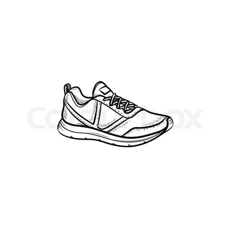 Running Shoe Outline Clip Art