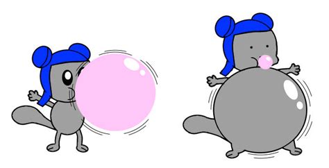 rocky blow back bubble gum by pokegirlrules on deviantart