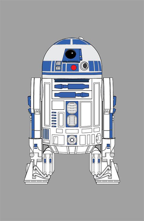 R2 D2 Digital Art By Nathan Shegrud Pixels