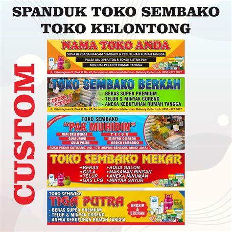 Desain Banner Toko Sembako