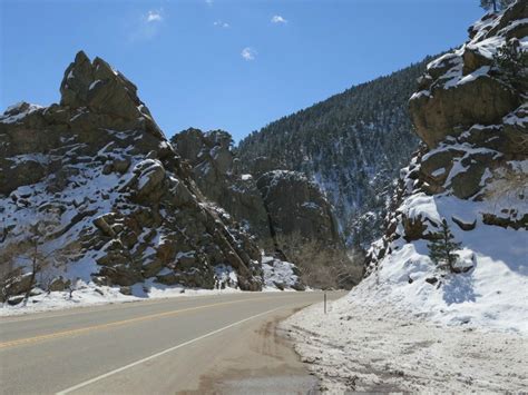 Enjoy Photos Of Boulder Canyon Following A Recent Boulder Blizzard