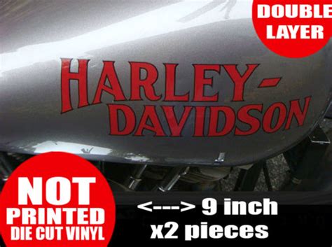 Harley Davidson Gas Tank Sticker Tank Logo Decal Motorcycle Etsy