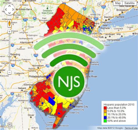 Nj Spotlights Interactive Map New Jerseys Hispanic