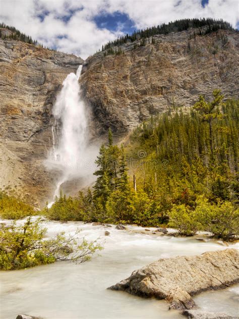 Magnificent Waterfalls Falls British Columbia Stock Photo Image Of