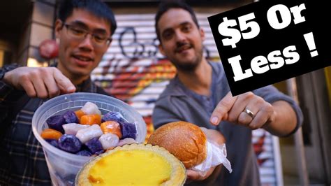 5 MUST TRY Cheap Eats in CHINATOWN, NYC ! 😋(with ActionKid) - YouTube