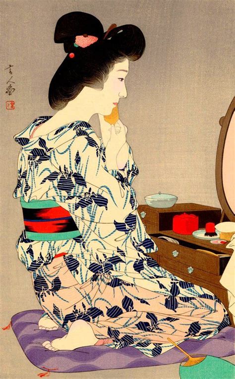 Japanese Geishas And Beauties Art Prints Posters Paintings Etsy