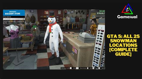 Gta 5 All 25 Snowman Locations Gamesual
