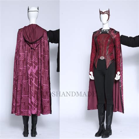 Scarlet Witch Costume Doctor Strange 2 In The Multiverse Of Etsy