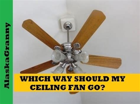 Which way should ceiling fan be turning in the summer? Which Way Should My Ceiling Fan Go - YouTube
