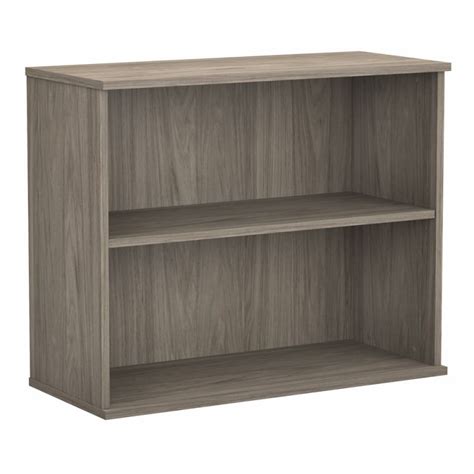 Bush Furniture Bbf Small 2 Shelf Bookcase In Modern Hickory Bk3036mh