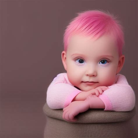 Artstation Baby With Pink Hair