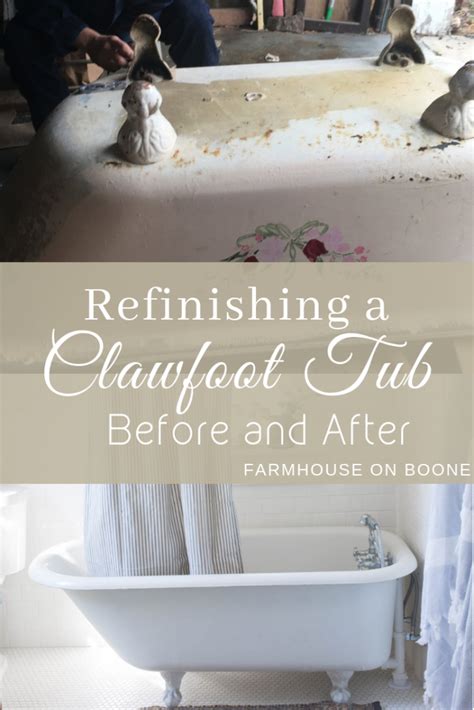 The petite carter mini clawfoot tub is the perfect size for a child. Refinishing a Clawfoot Tub Before and After (With images ...