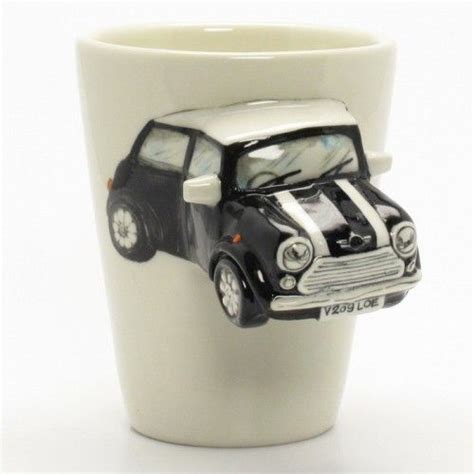Black Austin Mini Cooper Mug Ceramic 3d Original Handmade Cup Crafts