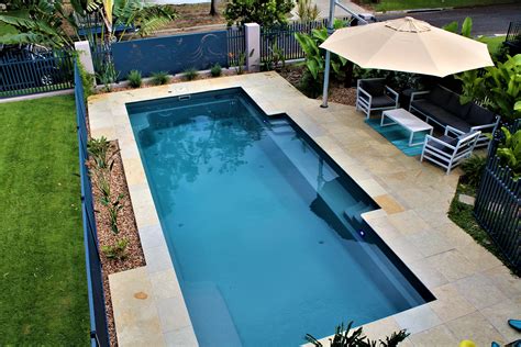 Compass Pools Vogue 94 In Evolution From The Bi Luminite Range Of Colours Pool Pool Houses