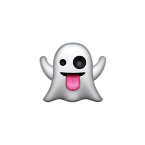 Ghost Goth Emoji Iphone Sticker By Scurovakristina