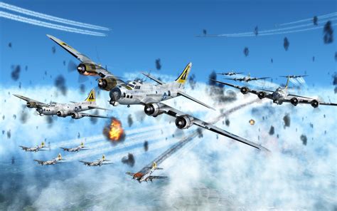 B 17 Formation Wallpaper And Background Image 1680x1050 Id404533