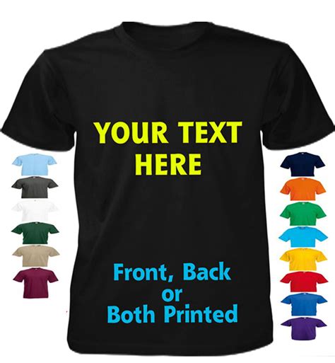 Personalised Custom Printed T Shirts T Shirt Men Women Stag Hen Tee