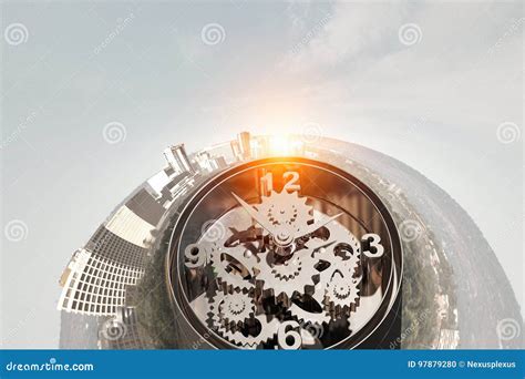 When Time Is Passing Mixed Media Stock Photo Image Of Gearbox